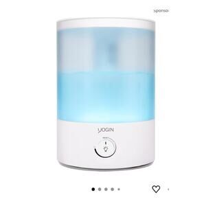 YOGIN 2.5L Ultrasonic Humidifier for Bedroom and Large Room